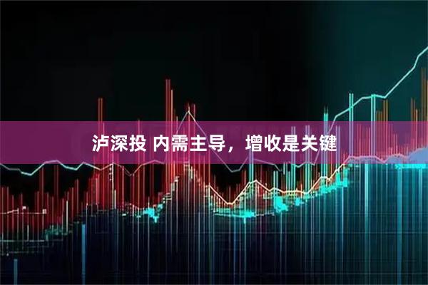 泸深投 内需主导，增收是关键