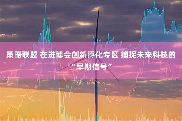 策略联盟 在进博会创新孵化专区 捕捉未来科技的“早期信号”