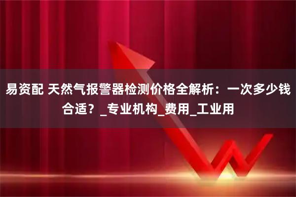 易资配 天然气报警器检测价格全解析：一次多少钱合适？_专业机构_费用_工业用